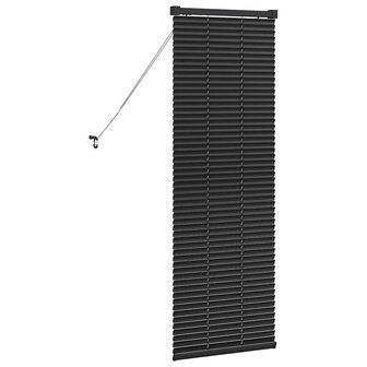 Venetiaanse Jaloezie&euml;n Zwart 130 x 55 cm Aluminium 7