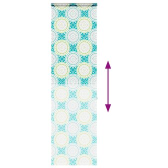 Doucherolgordijn met cassette 70x240 cm stofbreedte 66 cm 5