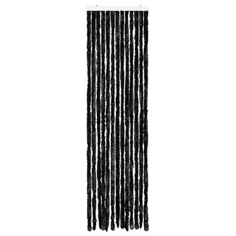 Vliegengordijn 56x200 cm chenille antraciet 3