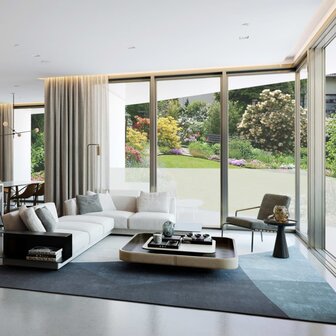 Raamfolie mat 0,9x50 m PVC grijs 7