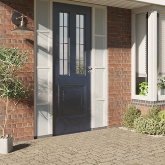 Raamfolie mat 45x2000 cm PVC grijs 1