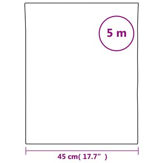 Raamfolie statisch matzwart 45x500 cm PVC 7