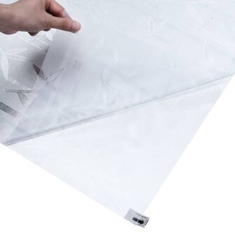 Raamfolie bamboepatroon mat 45x500 cm PVC 6