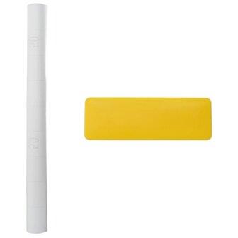 Raamfolies mat PVC wit 9