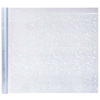 Raamfolies 3 st mat 3D regenboogpatroon PVC 4