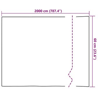 Zelfklevende Raamfolie Frosted Wit 60 x 2000 cm PVC 9