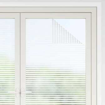 Zelfklevende Raamfolie Gesatineerde strepen 45 x 1000 cm PVC 4