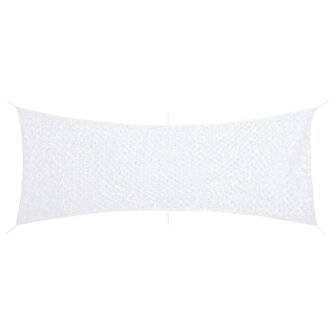 Camouflagenet met opbergzak 412x144 cm wit 1