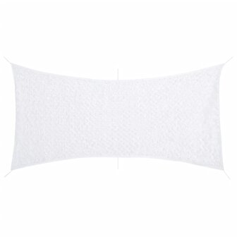 Camouflagenet met opbergzak 506x279 cm wit 1