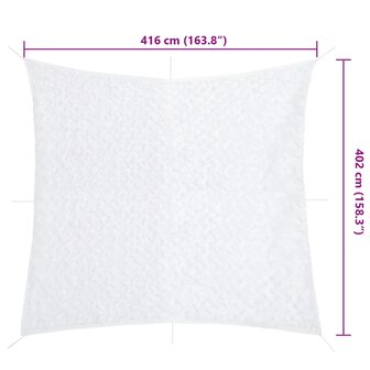 Camouflagenet met opbergzak 416x402 cm wit 7