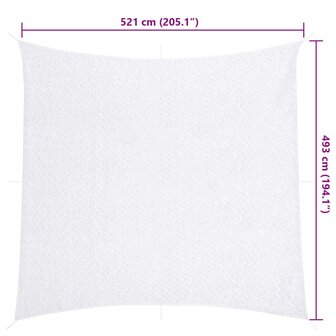 Camouflagenet met opbergzak 521x493 cm wit 7