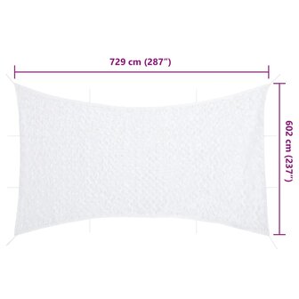 Camouflagenet met opbergzak 729x602 cm wit 7