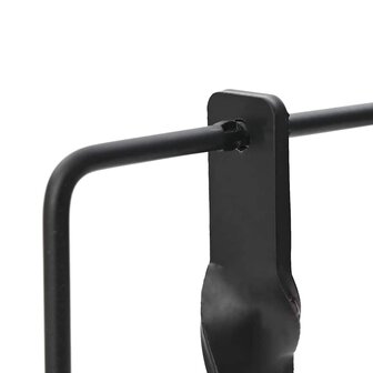 Terugstellend Doel Zwart 26 x 13 x 31 cm Staal 7