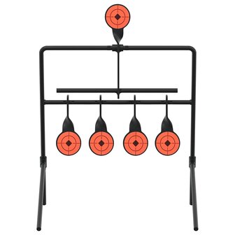 Terugstellend Doel Zwart 40 x 34 x 53 cm Staal 4