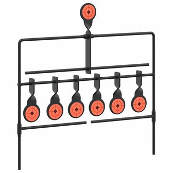 Terugstellend Doel Zwart 38 x 20 x 33.5 cm Staal 3