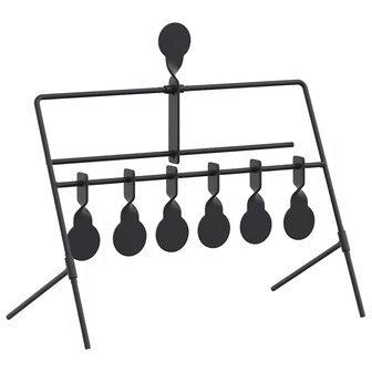 Terugstellend Doel Zwart 38 x 20 x 33.5 cm Staal 6