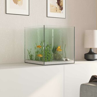 Aquarium met opslag Doorzichtig 30 x 30 x 30 cm Glas 4