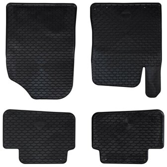 Automat 4 pcs Zwart geschikt voor Hyundai i30 2017 Rubber 1