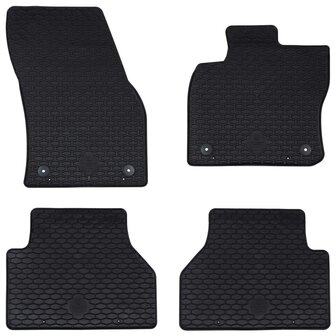 Automat 4 pcs Zwart Geschikt voor VW CADDY 2020- Rubber 1