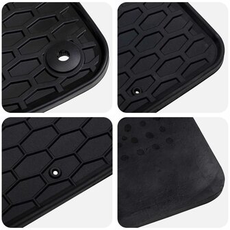 Automat 4 pcs Zwart Rubber 6