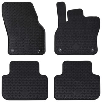 Automat 4 pcs Zwart Geschikt voor Audi Q3 2019-2025 Rubber 1