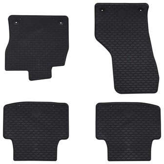 Automat 4 pcs Zwart Rubber 1
