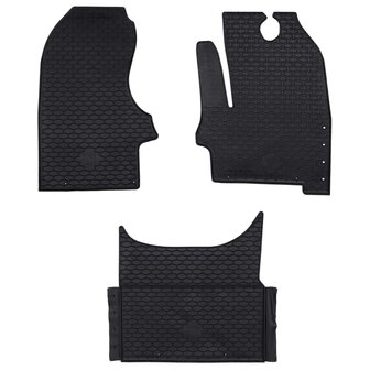 Automat 3 pcs Zwart Geschikt voor Iveco DAILY 2014- Rubber 1