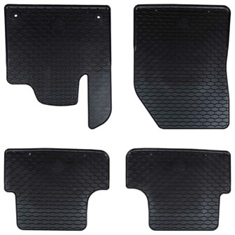 Automat 4 pcs Zwart Rubber 1