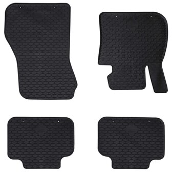 Automat 4 pcs Zwart geschikt voor BMW 1er 2017- Rubber 1