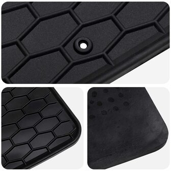 Automat 4 pcs Zwart Rubber 6