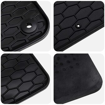 Automat 4 pcs Zwart geschikt voor VW ID.7 2023- Rubber 6