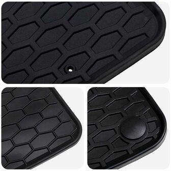 Automat 4 pcs Zwart Rubber 6