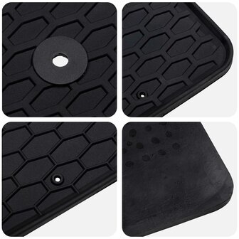 Automat 4 pcs Zwart Rubber 6