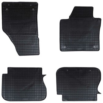 Automat 4 pcs Zwart Rubber 1