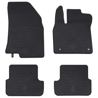 Automat 4 pcs Zwart geschikt voor SANDERO 2020- Rubber 1