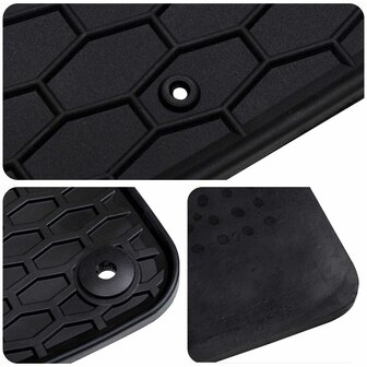 Automat 4 pcs Zwart Rubber 6