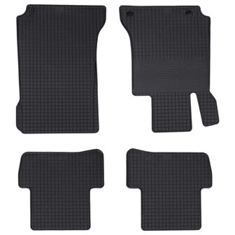 Automat 4 pcs Zwart Rubber 1