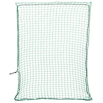Aanhangwagennet elastisch touw 3,5x3 m polypropeen groen 1