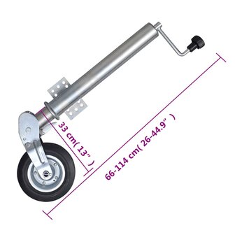 Neuswiel met 2 staanders en 2 spanklemmen 60 mm 7