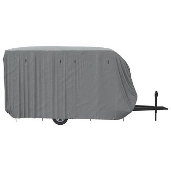 Caravanhoes 460x250x220 cm vliesvlies grijs 7