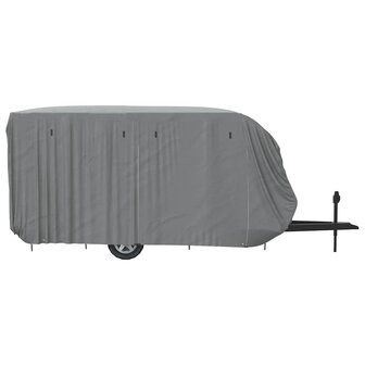 Caravanhoes 550x250x220 cm vliesvlies grijs 7