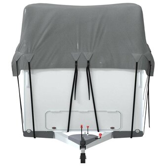 Caravan dakbedekking 500x300 cm vliesvlies grijs 5