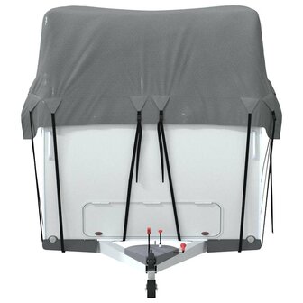 Caravan dakbedekking 700x300 cm vliesvlies grijs 5