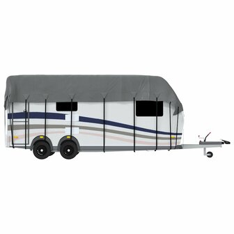 Caravan dakbedekking 700x300 cm vliesvlies grijs 6