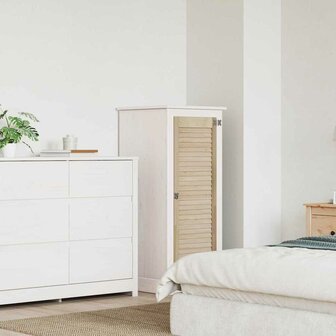 Kastdeur Naturel 110 x 2,1 x 39,5 cm Massief grenenhout 1