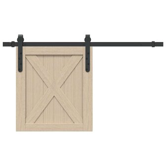 Ophangset voor schuifdeur 91 cm koolstofstaal 1