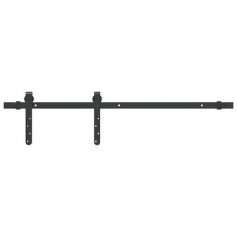 Ophangset voor schuifdeur 91 cm koolstofstaal 2
