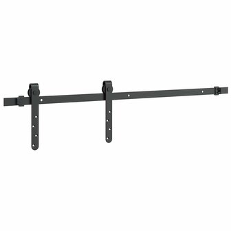 Ophangset voor schuifdeur 91 cm koolstofstaal 5