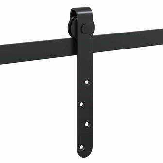 Ophangset voor schuifdeur 122 cm koolstofstaal 9