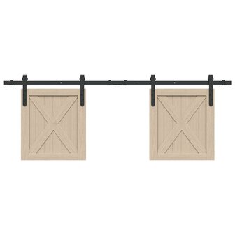 Ophangset voor schuifdeur 152 cm koolstofstaal 1